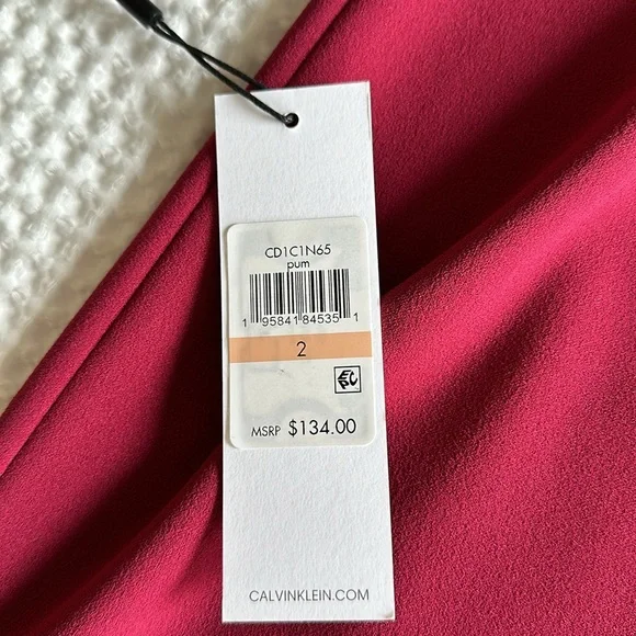 New with tags Calvin Klein Longsleeve Dress - Picture 7 of 7